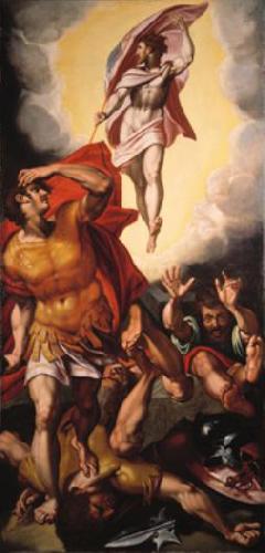 Anthonie van Montfoort De opstanding van Christus. oil painting picture
